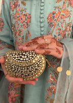 Golden metal clutch