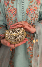 Golden metal clutch